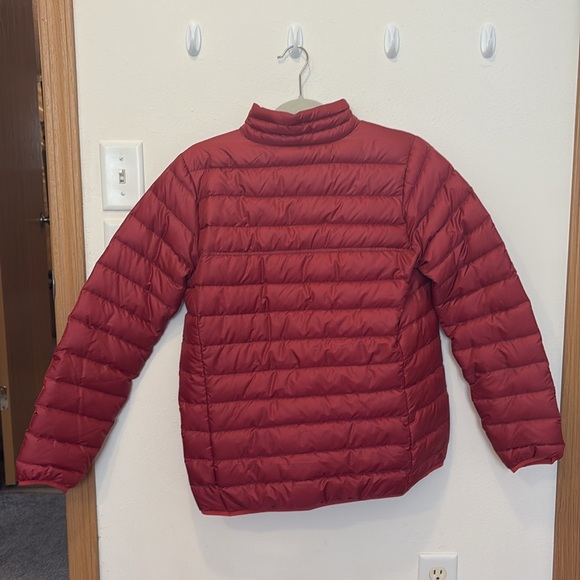 Womens PATAGONIA Goose Down Snap T Pullover Bivy Sweater Jacket Small - Picture 5 of 5